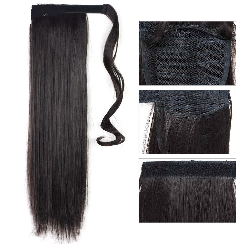 Hair Extension Heat Resistant Synthetic Tail Fake Hair