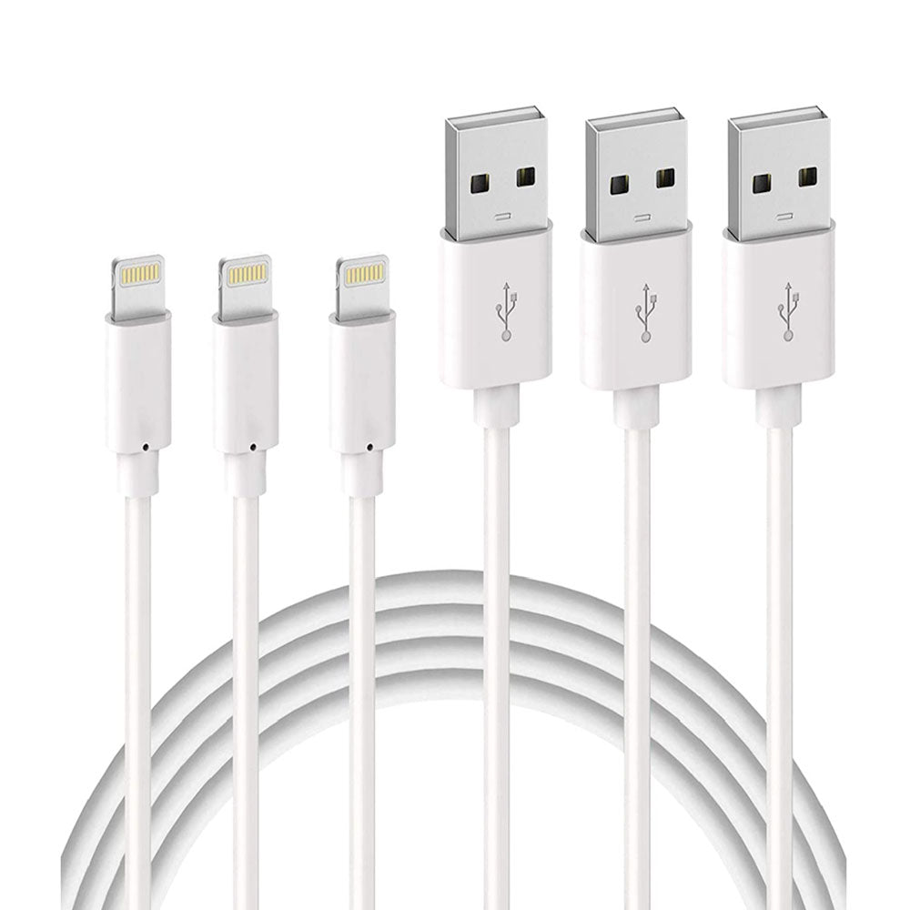 3PCS 1M USB Data Charging Cable For IOS Phones