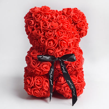 Valentine's Day Gift Rose Bear Eternal Flower Rose Teddy Bear