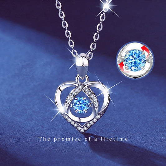 S925 Beating Heart-shaped Necklace