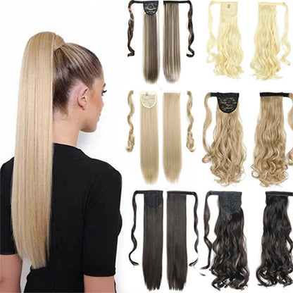 Hair Extension Heat Resistant Synthetic Tail Fake Hair