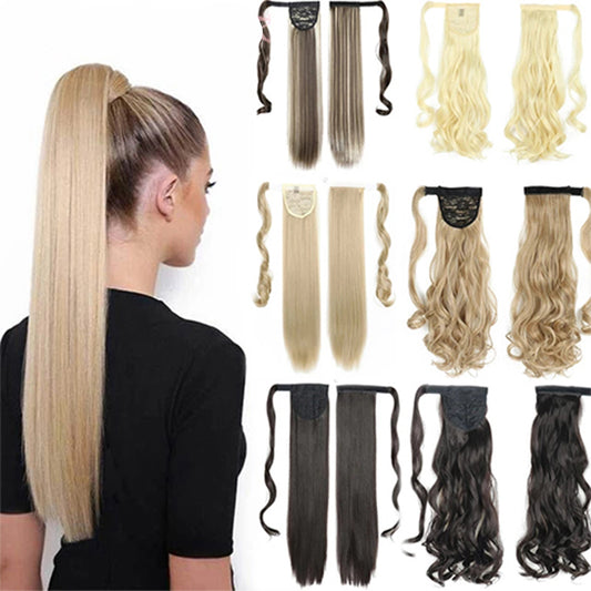 Hair Extension Heat Resistant Synthetic Tail Fake Hair