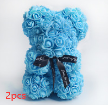 Valentine's Day Gift Rose Bear Eternal Flower Rose Teddy Bear